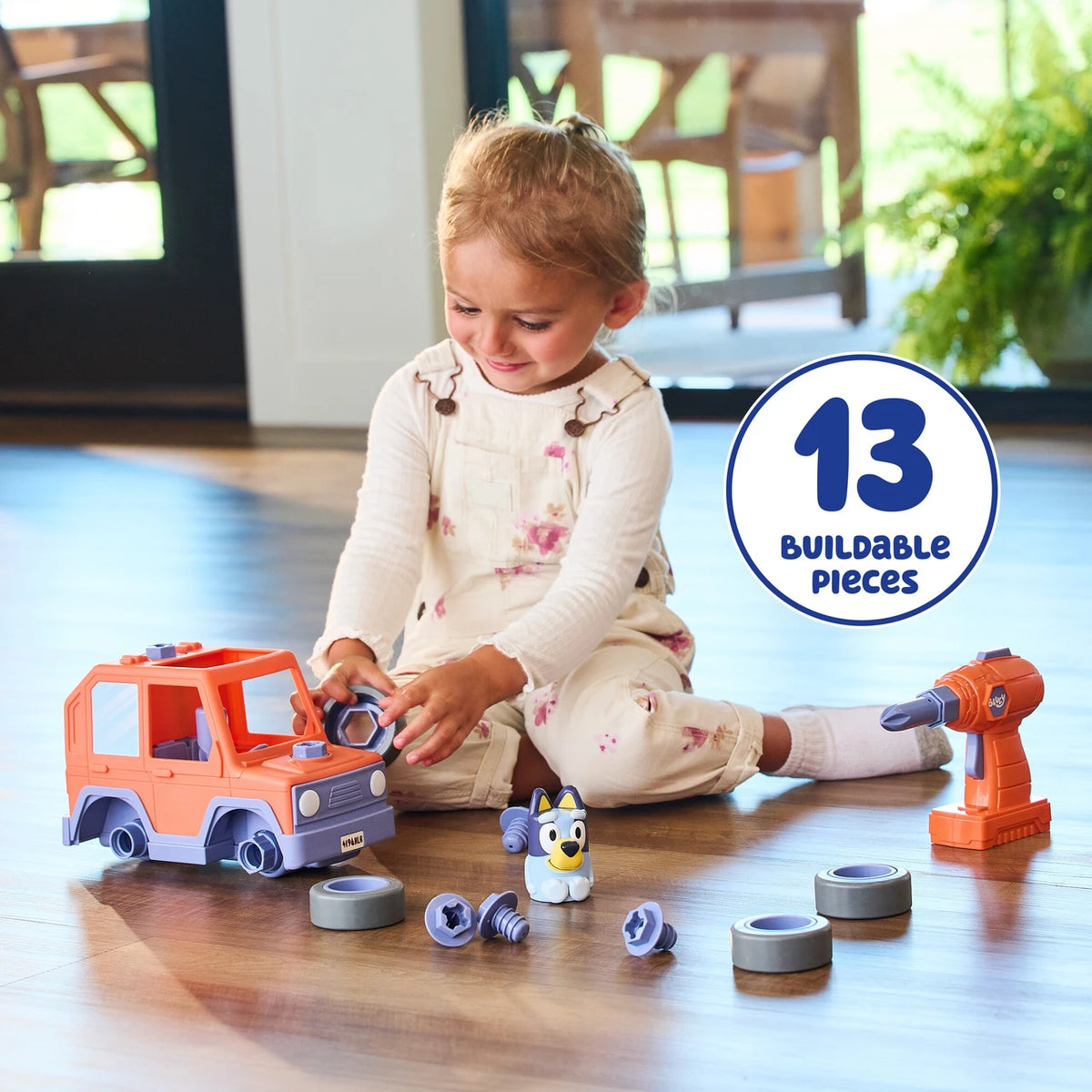 Build-A-Buddy Bluey Car