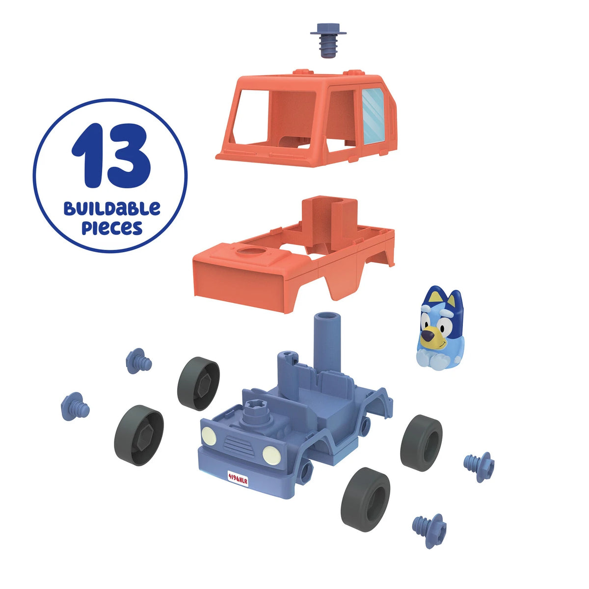 Build-A-Buddy Bluey Car