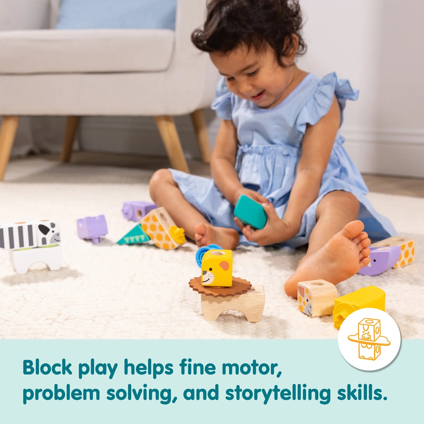 Blockables Safari Play Set