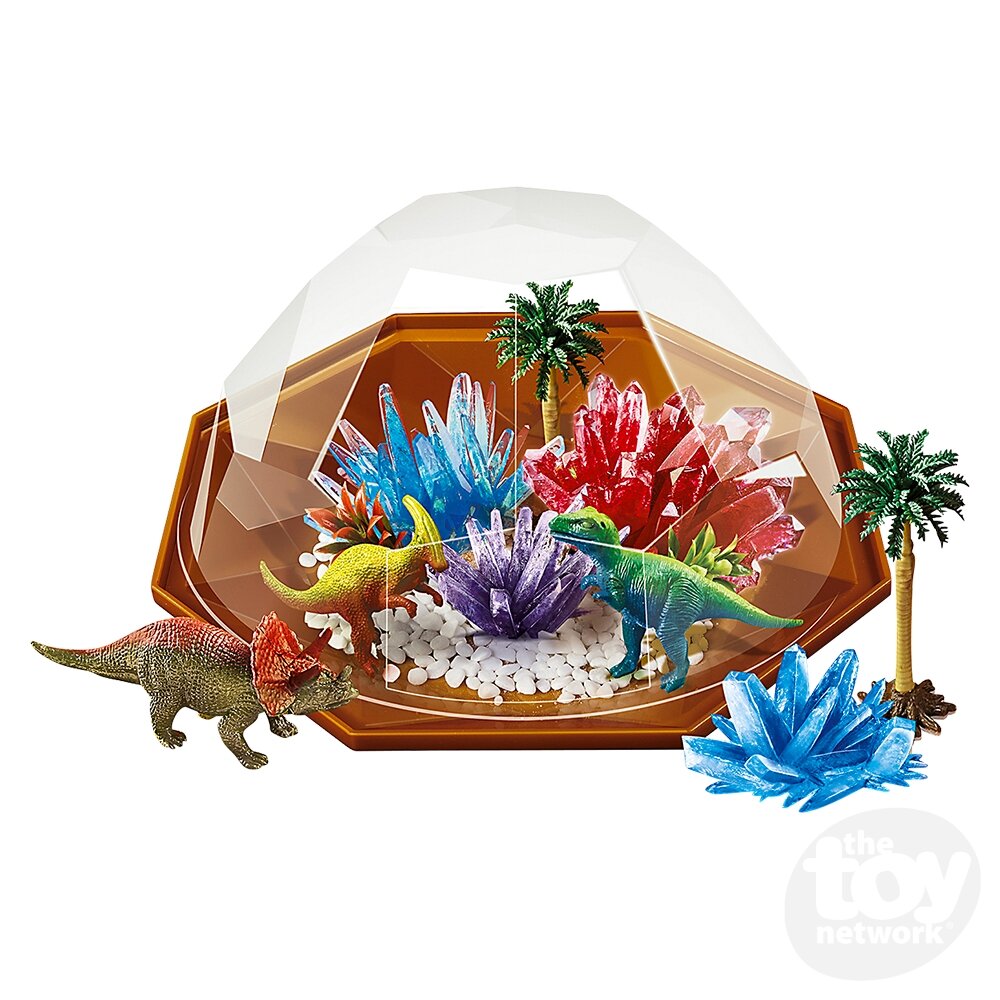 KidzLabz Dino Crystal Growing Terrarium
