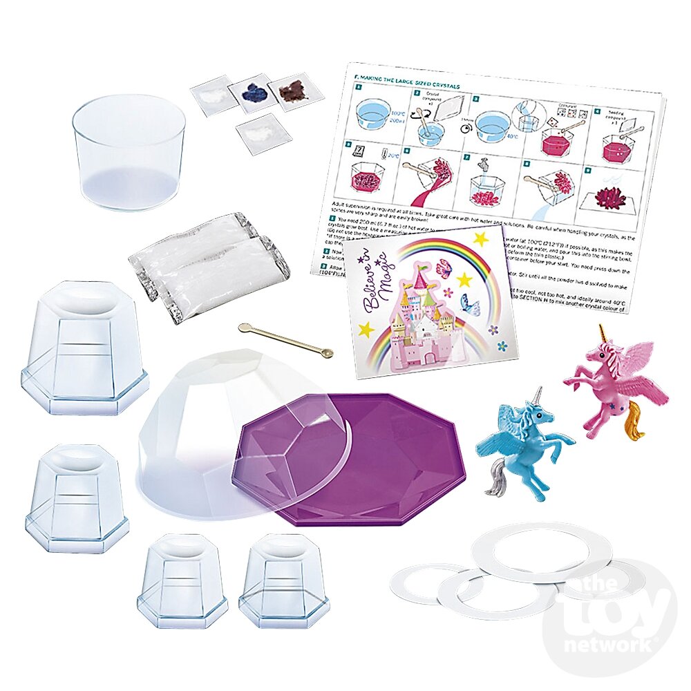 KidzLabz Magical Unicorn Crystal Growing Terrarium