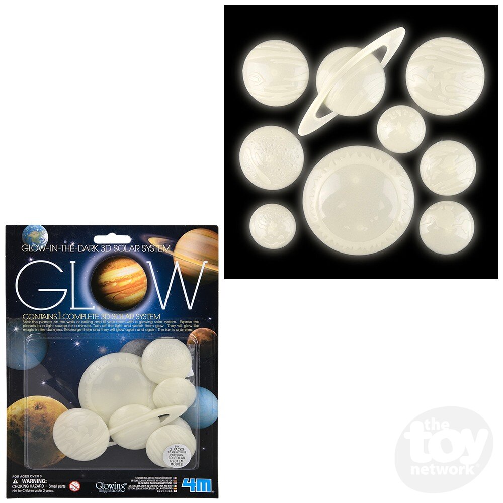 Glow in the Dark 3D Solar System