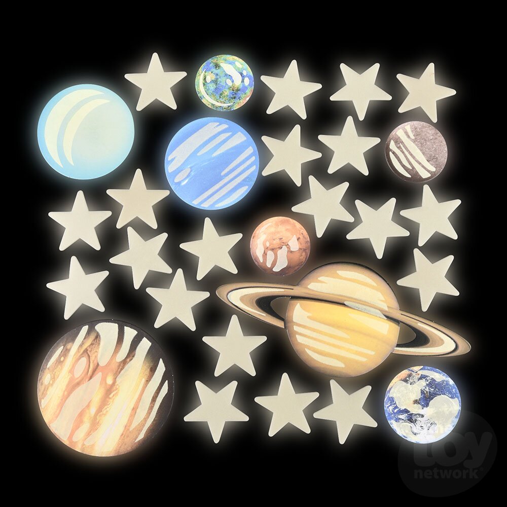 Glow in the Dark Planets & Nova Stars