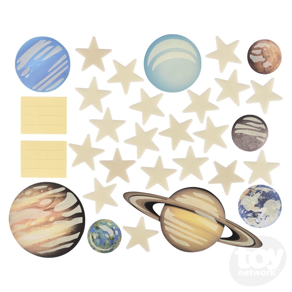 Glow in the Dark Planets & Nova Stars