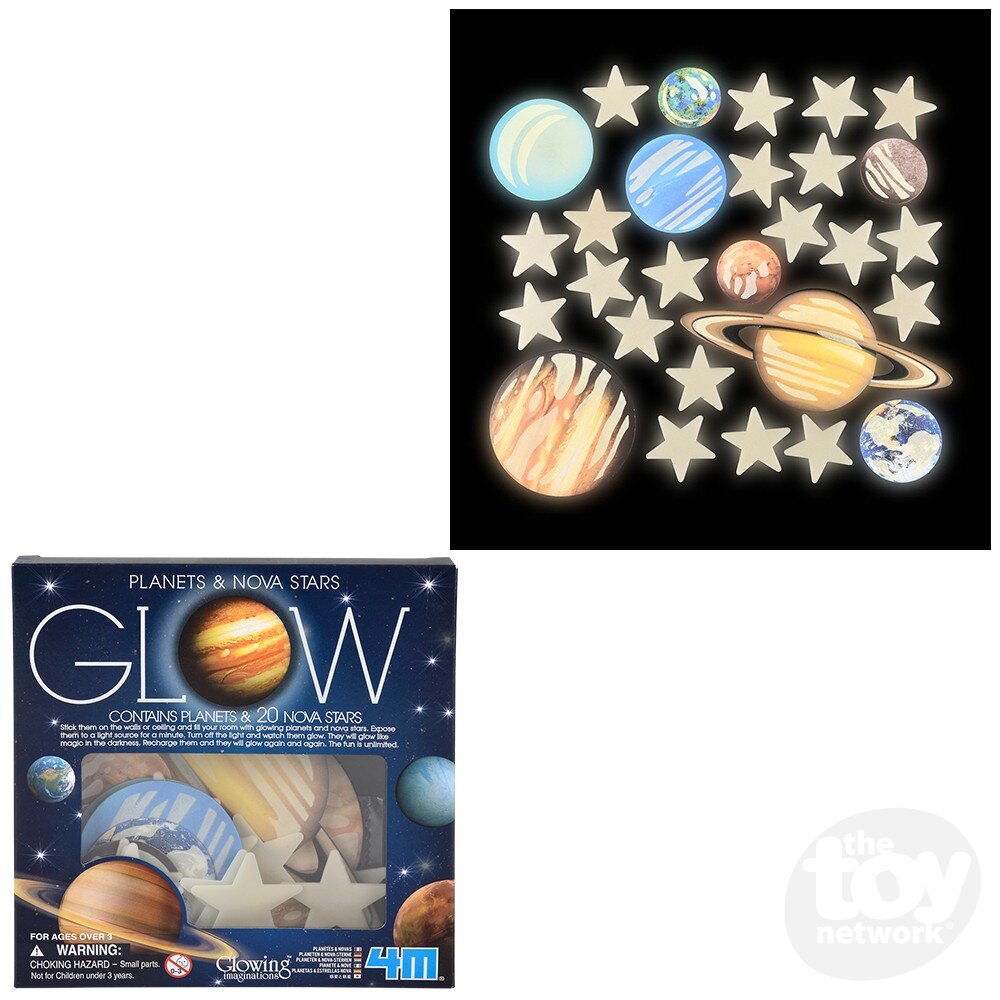 Glow in the Dark Planets & Nova Stars