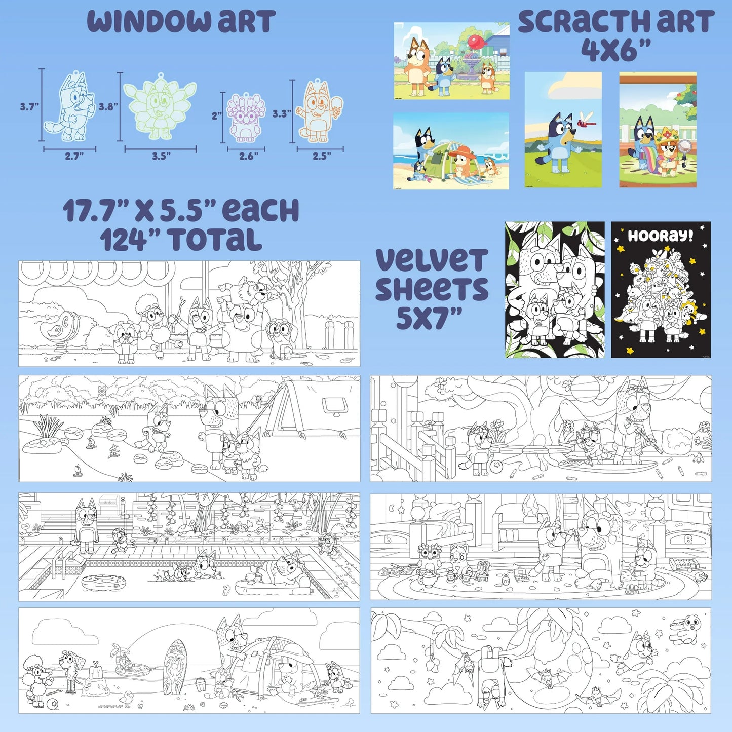 Bluey Ultimate Art Activity Backpack Kit