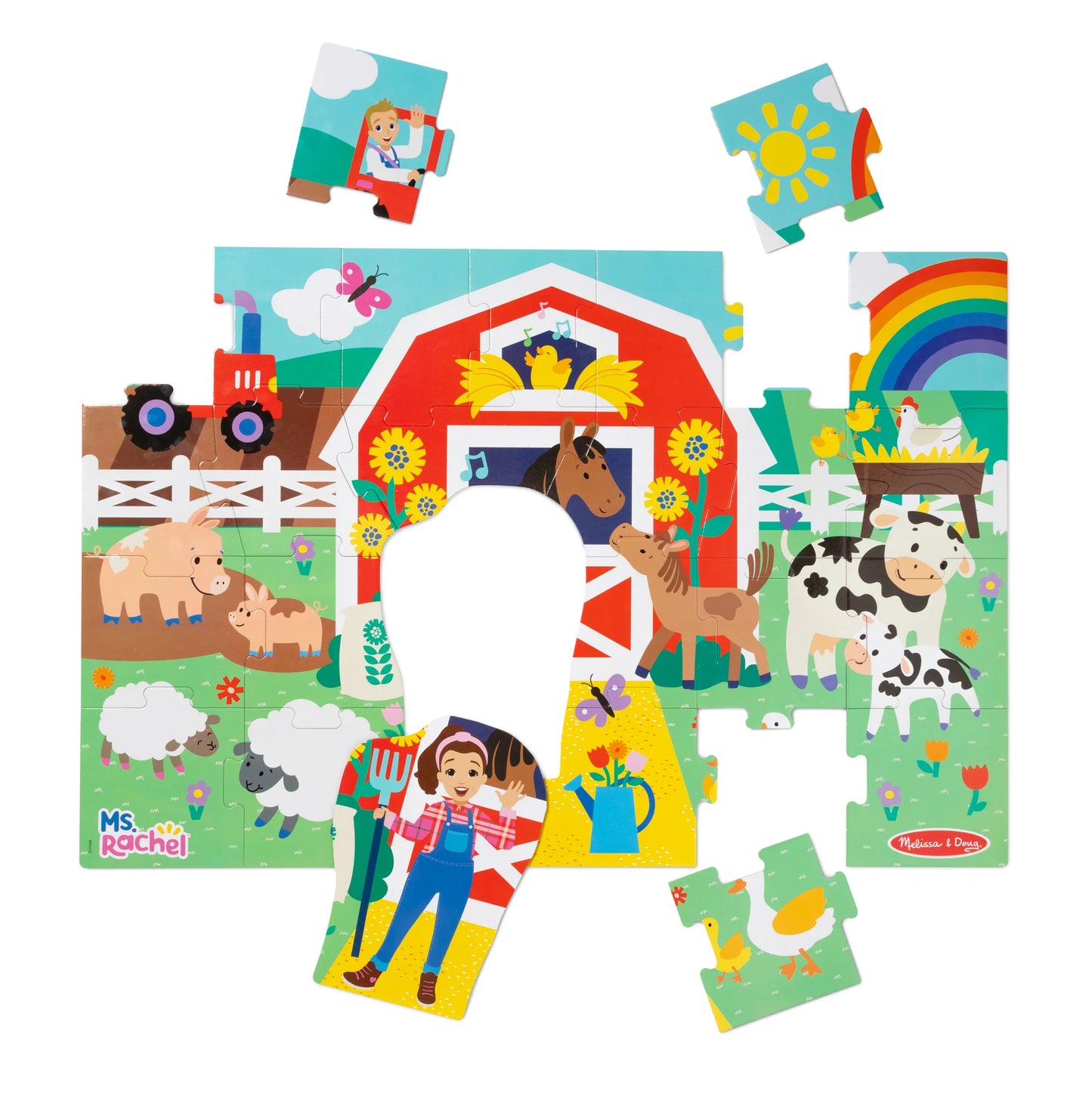 Ms. Rachel Farm Floor Puzzle
