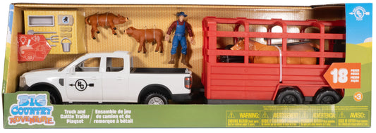 Truck & Cattle Trailer Playset