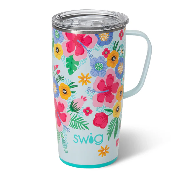 Swig Island Bloom 22oz Travel Mug