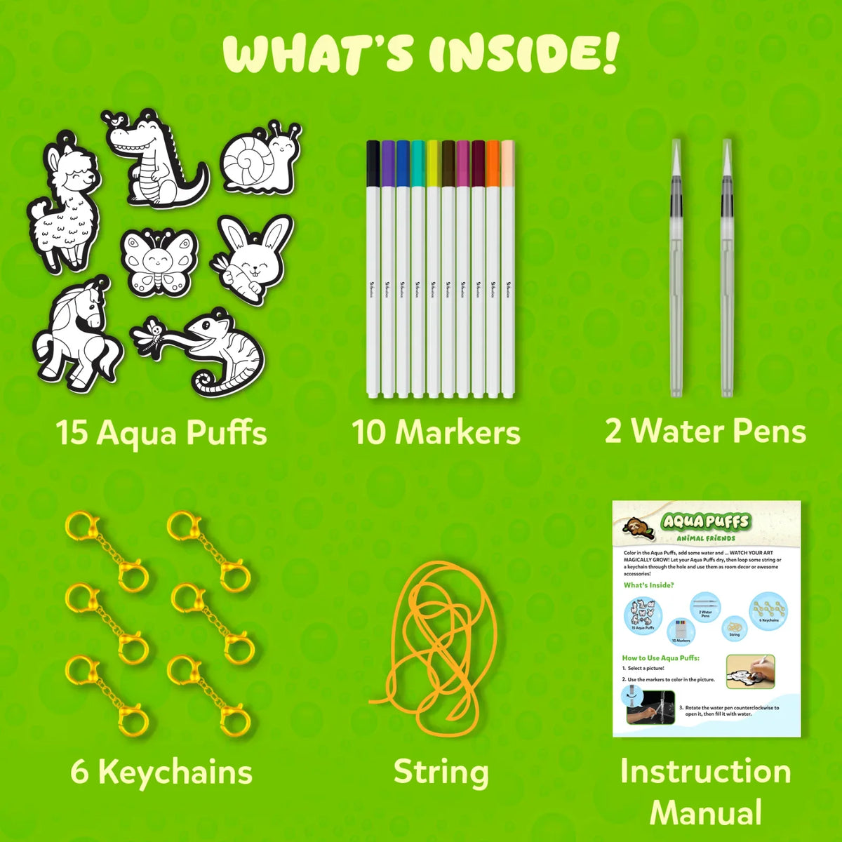 Aqua Puffs Animal Friends