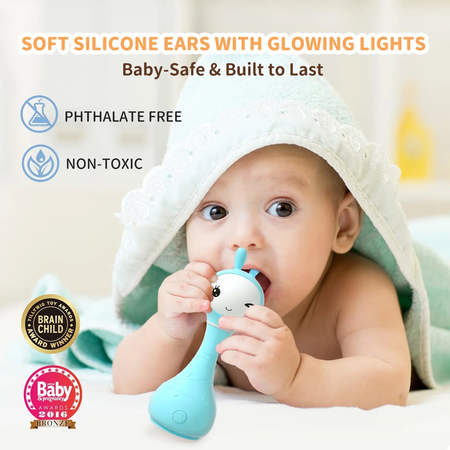 Alilo Smarty Bunny Baby Rattle
