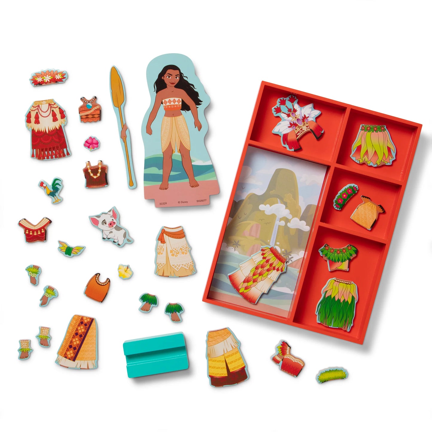 Moana Wooden Magnetic Dress-Up