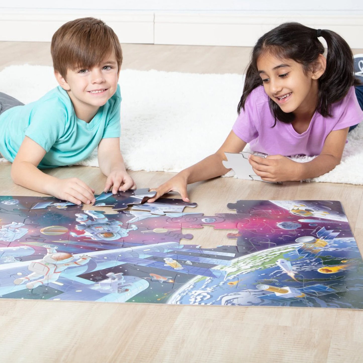 Glow-in-the-Dark Outer Space Floor Puzzle