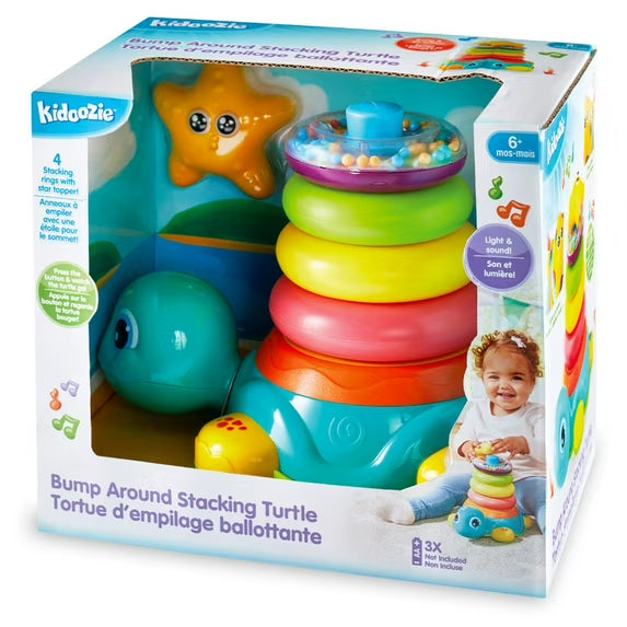 Kidoozie Bump Around Stacking Turtle