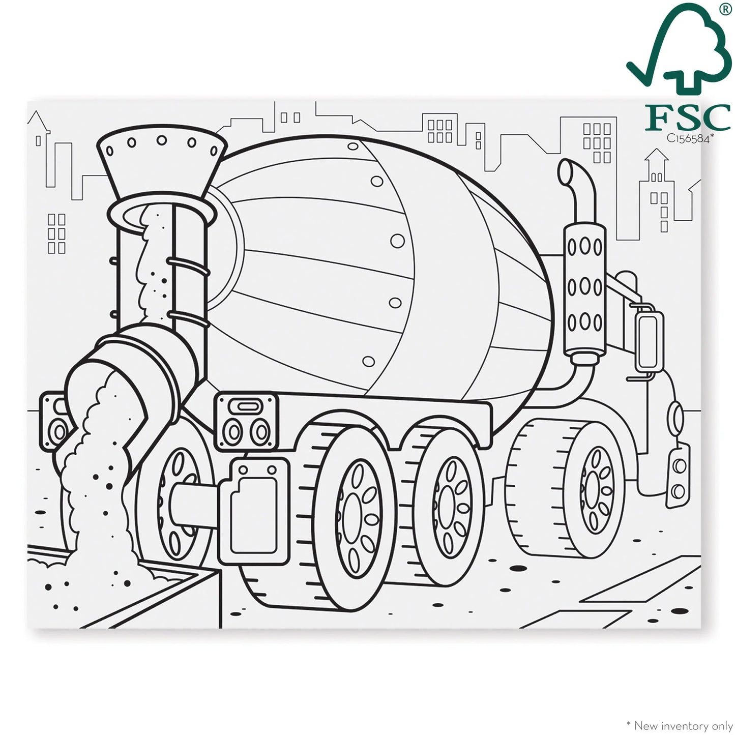 Jumbo Coloring Pad Vehicles
