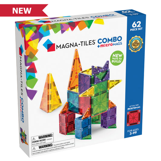 Magna-Tiles 62pc Combo Set