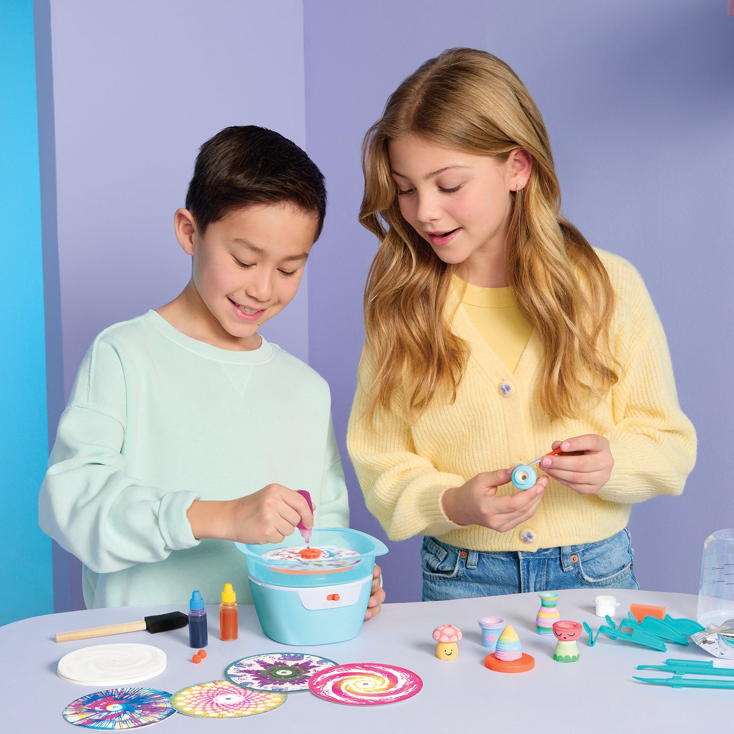 Mini Pottery and Spin Art Studio