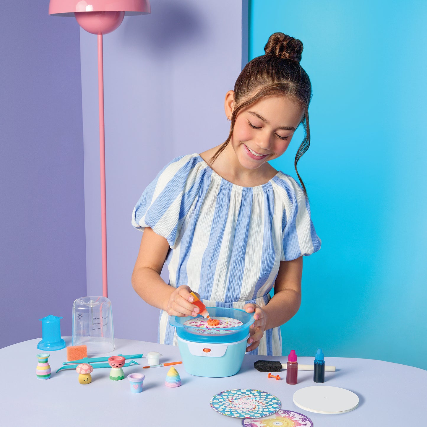 Mini Pottery and Spin Art Studio