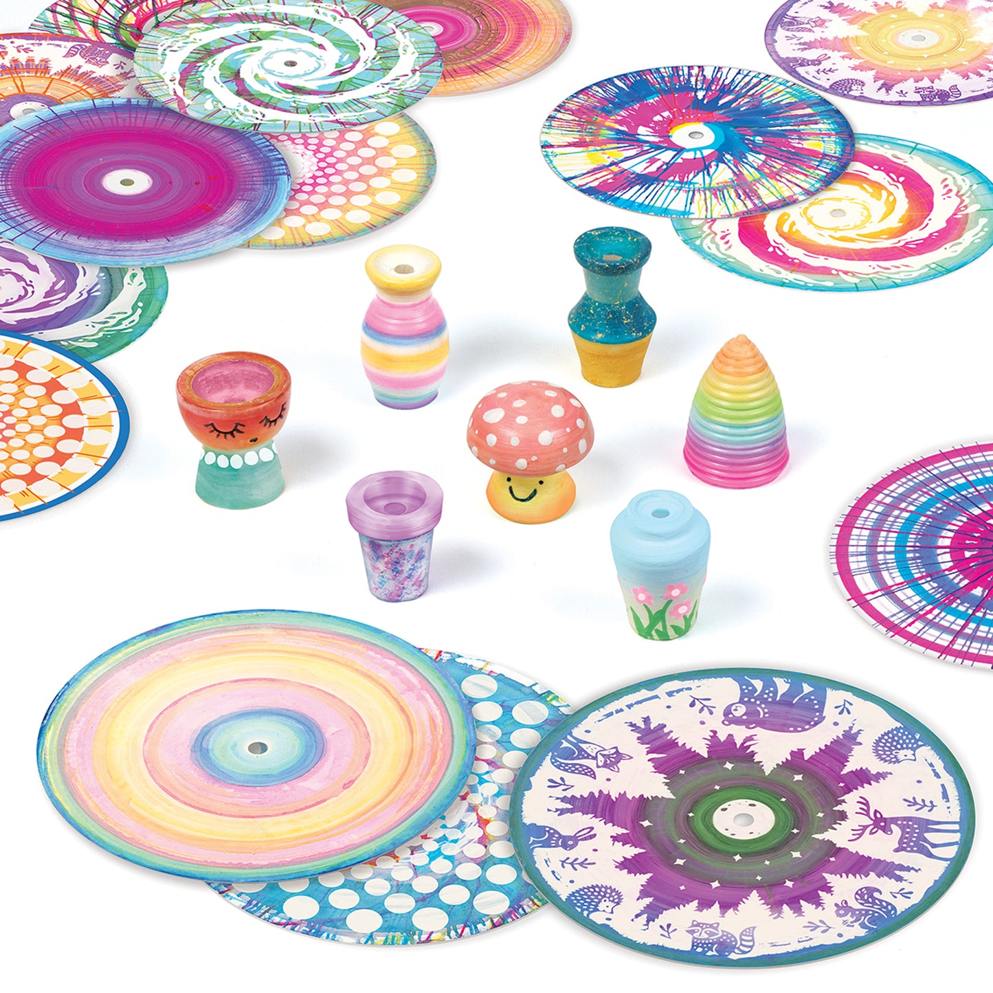 Mini Pottery and Spin Art Studio