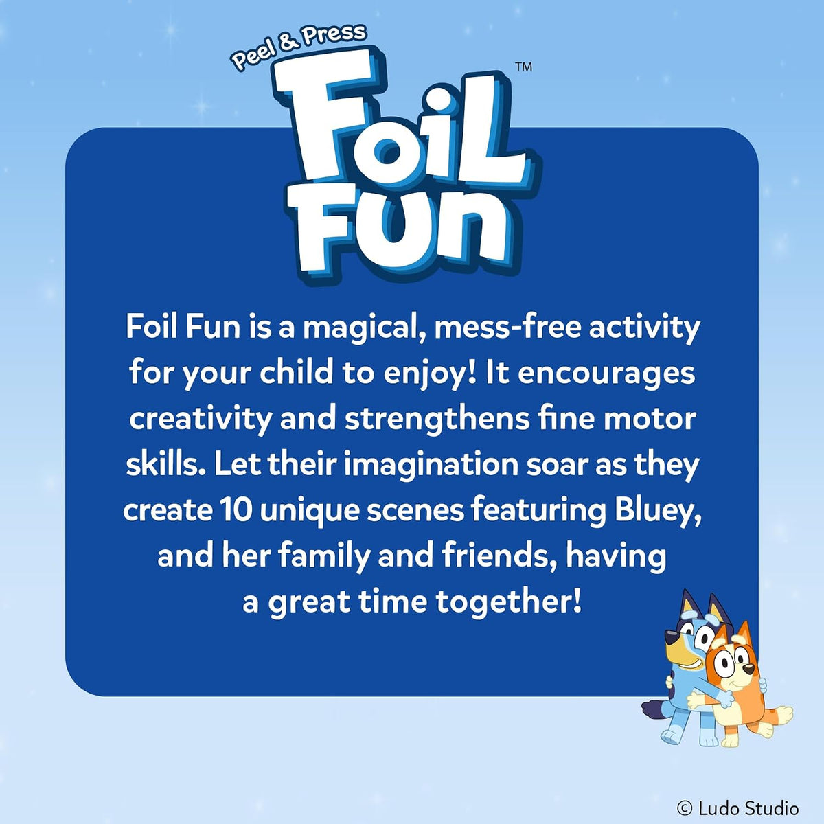 Foil Fun Bluey