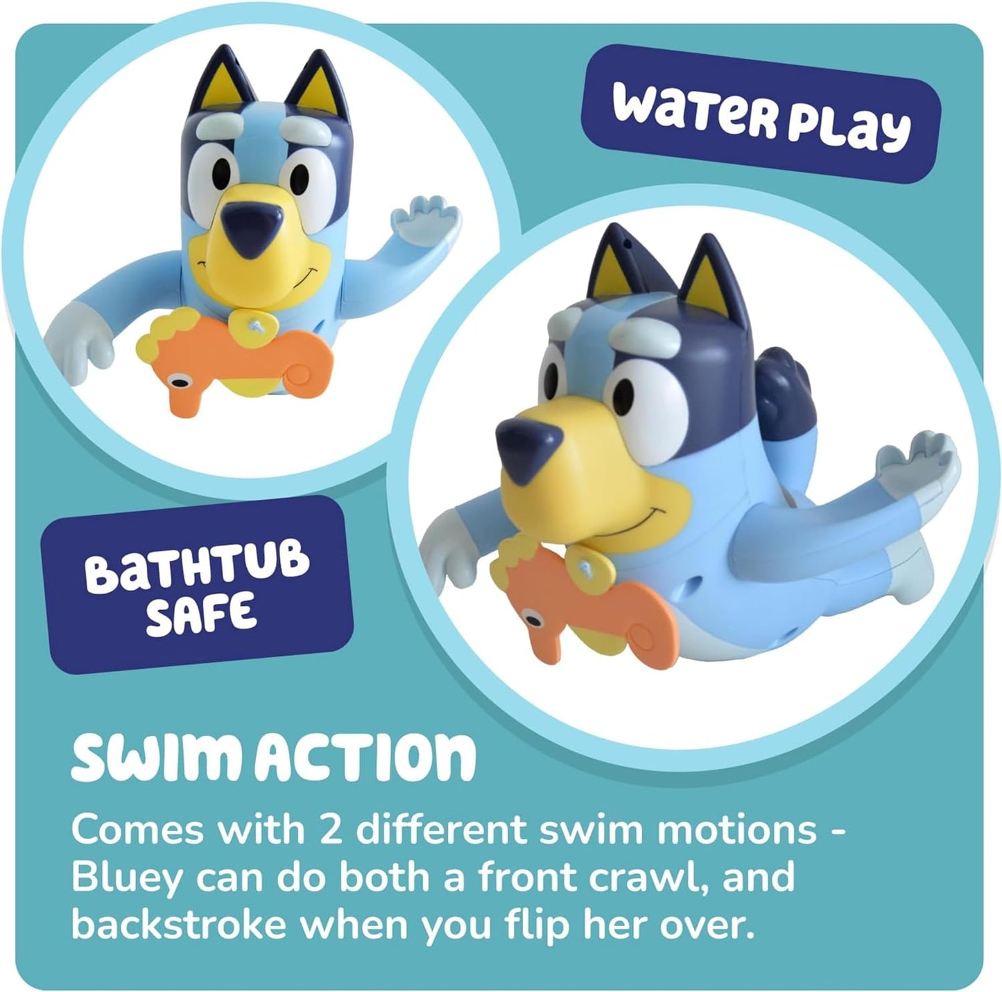 Swimming Bluey