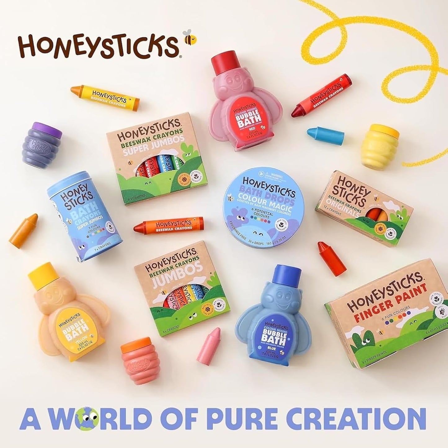 Honeysticks My First Paint Brush Set
