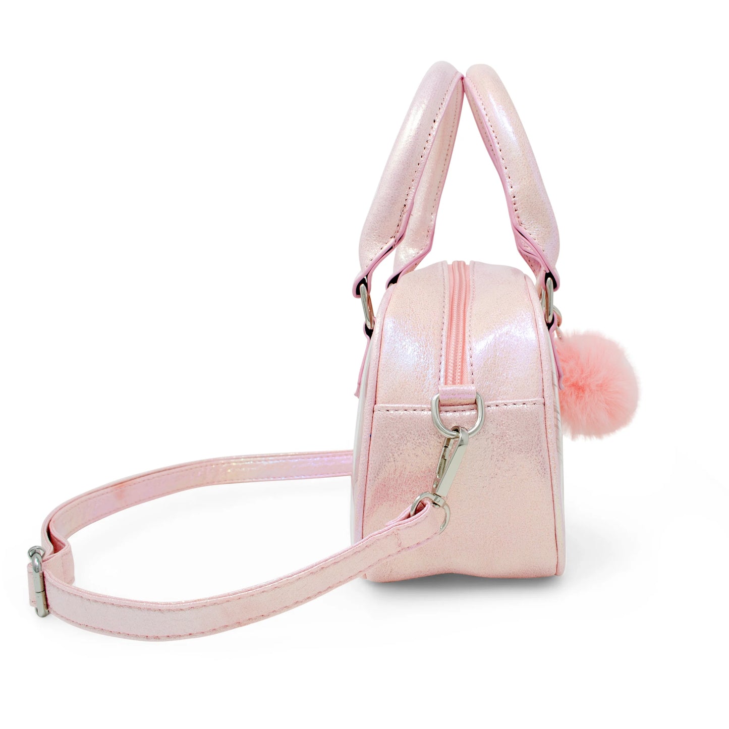 Pink Game Day Glam Clear Crossbody