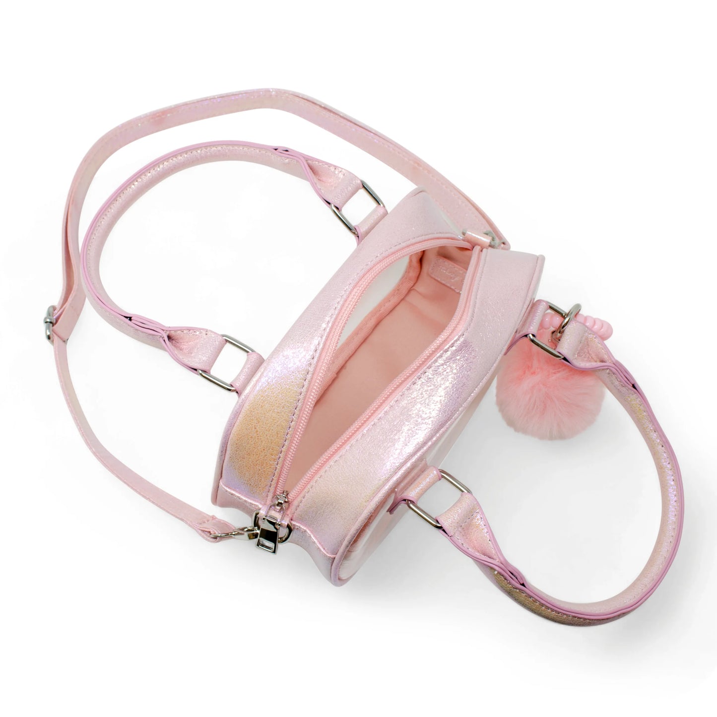 Pink Game Day Glam Clear Crossbody