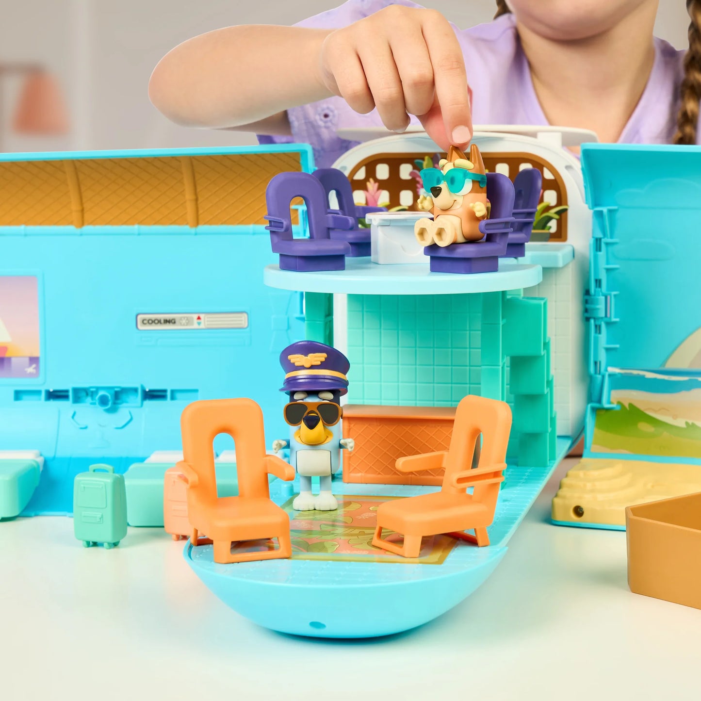 Bluey 3-In-1 Airplane Boat Hotel