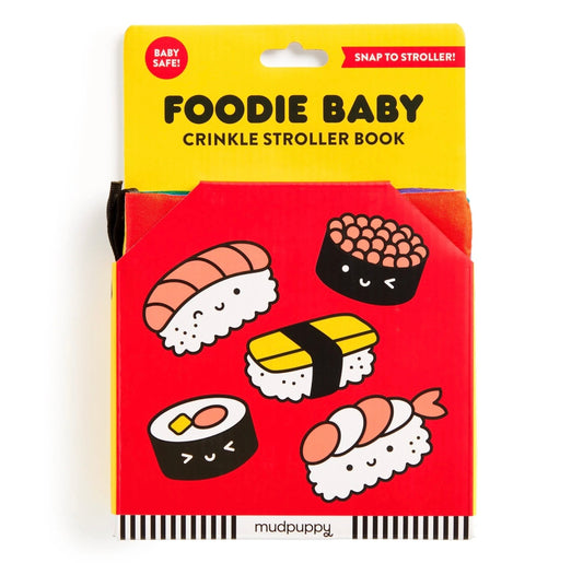 Foodie Baby Crinkle Stroller Book