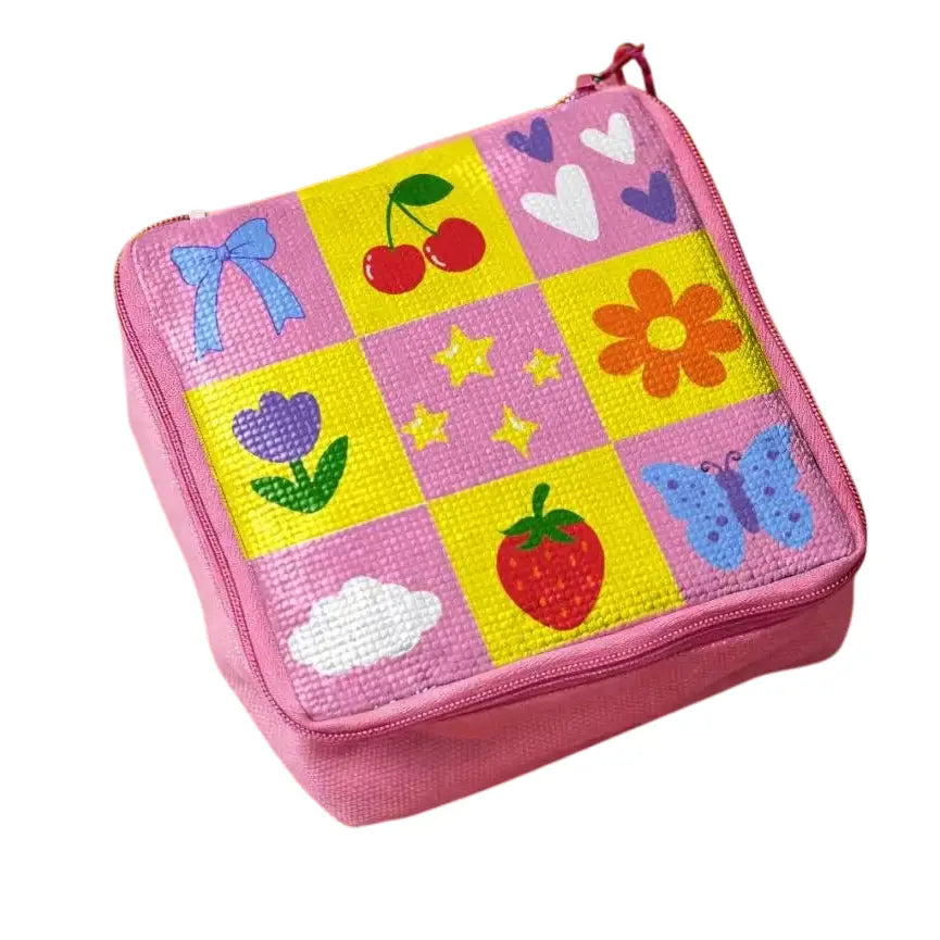 Checkered Needlepoint Bag Kit