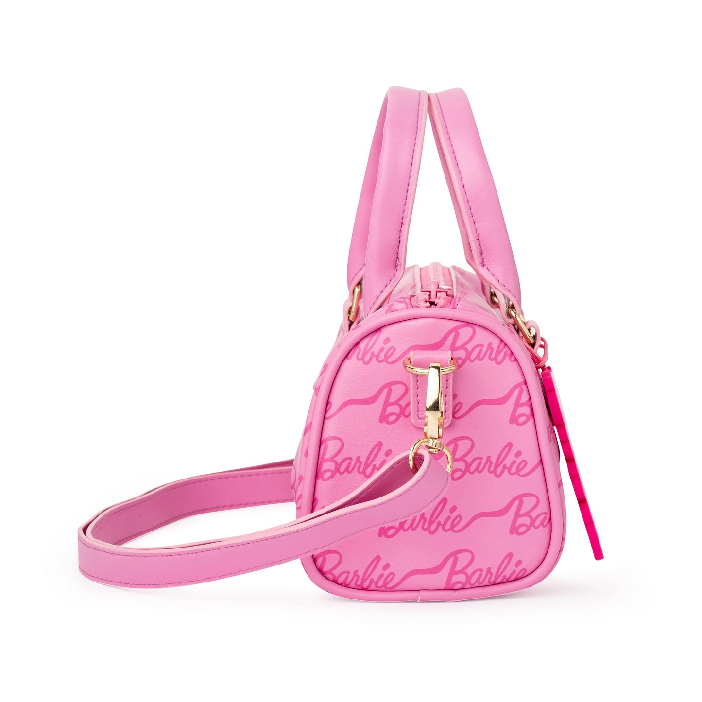 Barbie Ribbon Script Mini Duffle Handbag