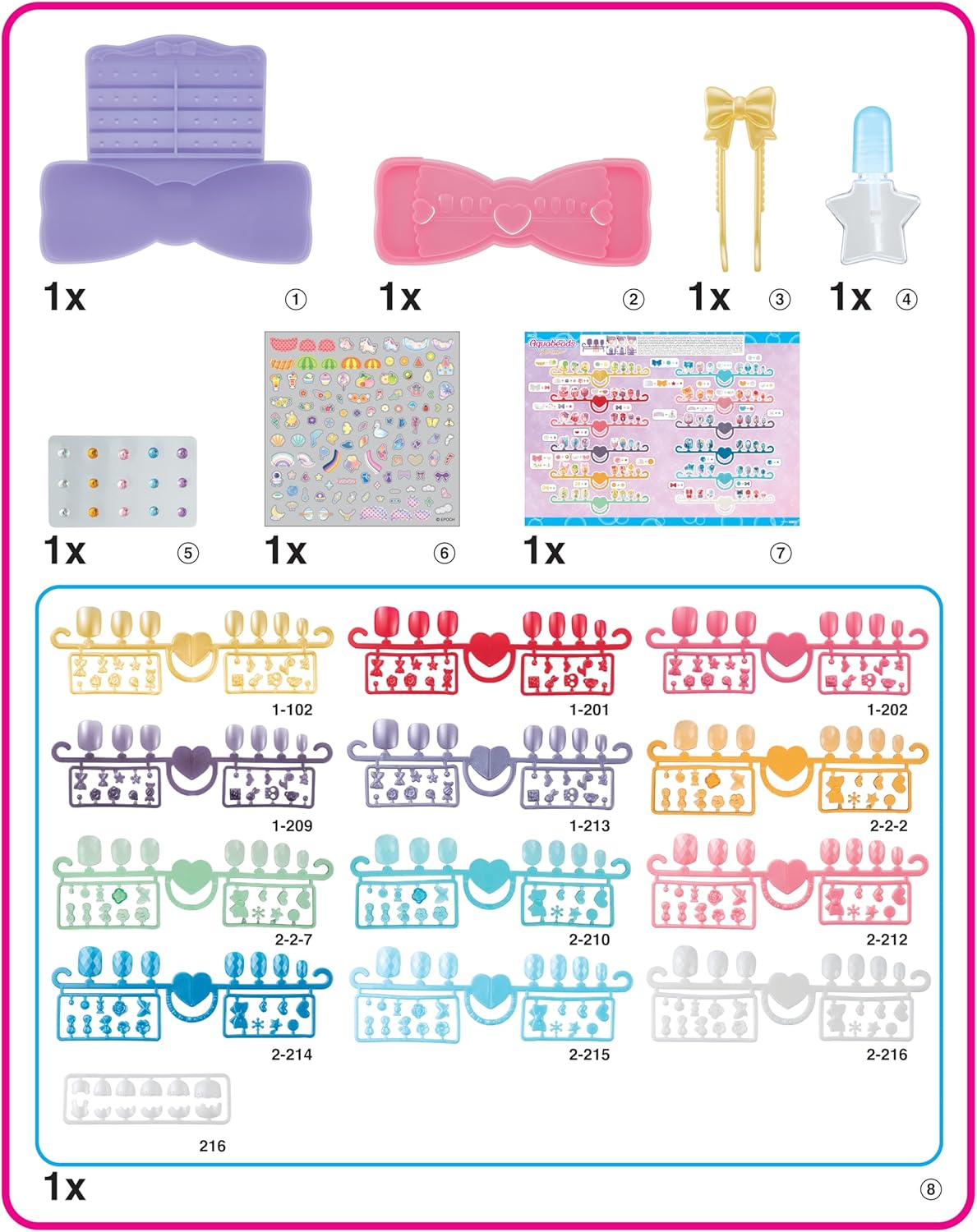 Aquabeads Design 'n Display Nail Studio