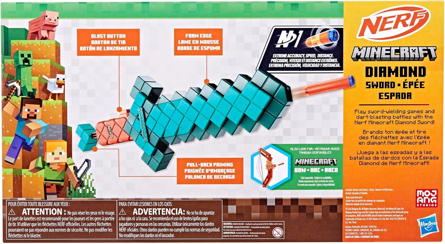 Nerf Minecraft Diamond Sword