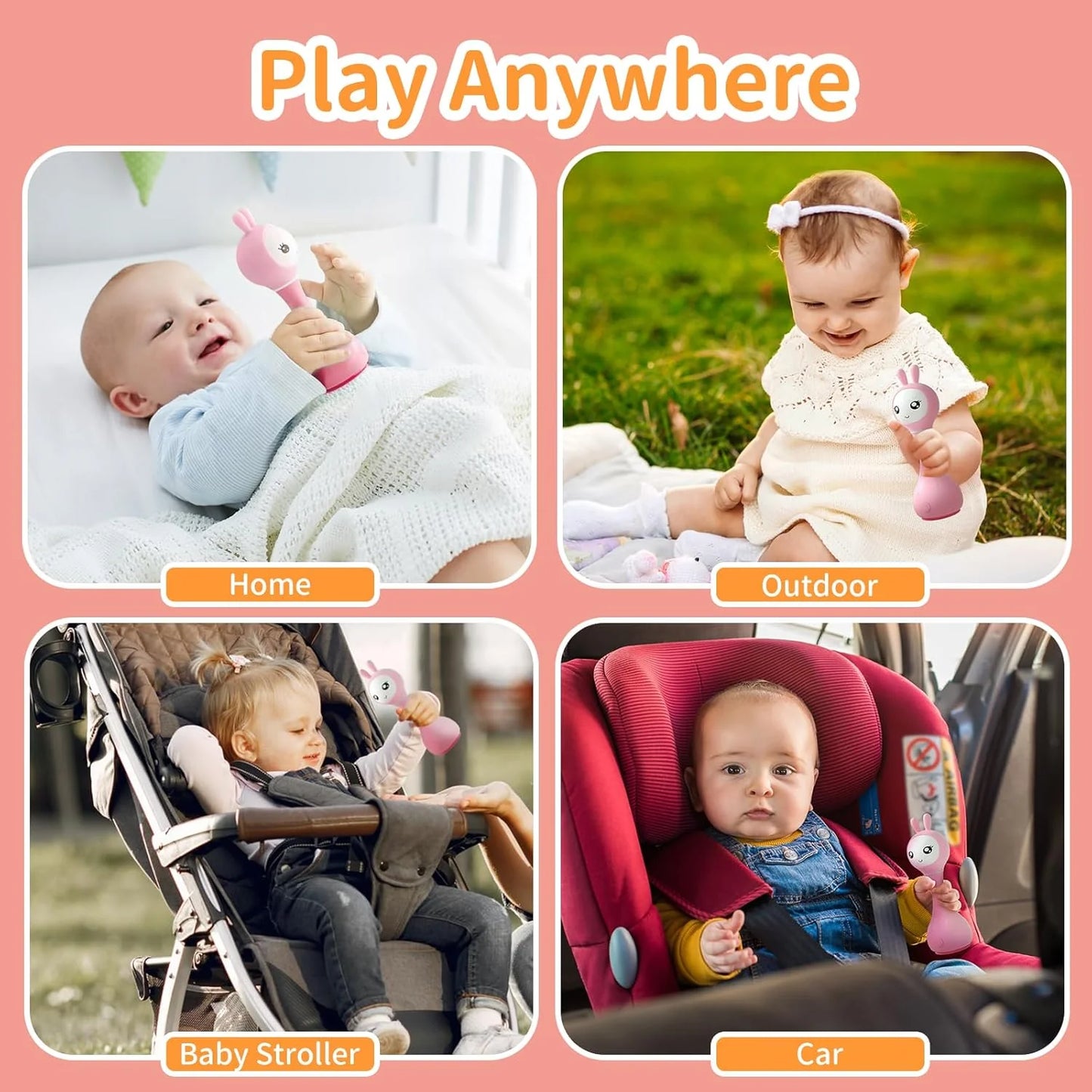 Alilo Smarty Bunny Baby Rattle