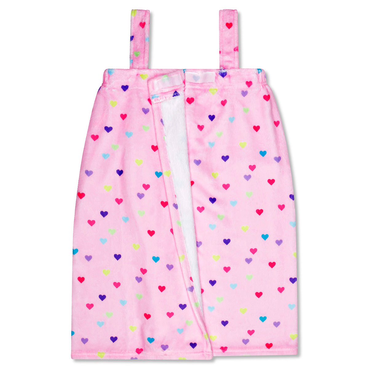 Heart Confetti Plush Spa Wrap