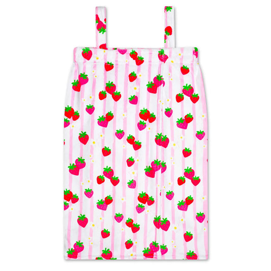 Strawberry Stripes Spa Wrap