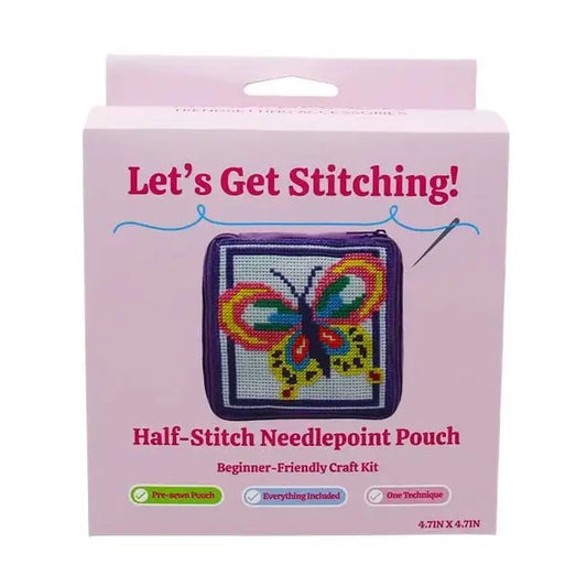 Butterfly Needlepoint Bag Kit