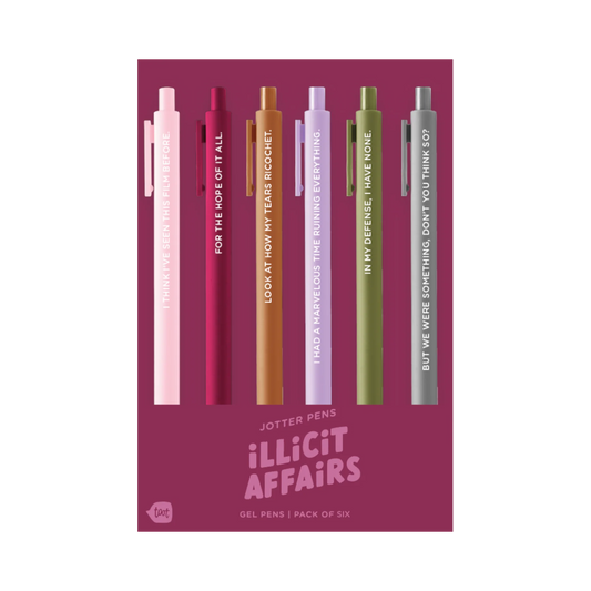 Illicit Affairs Swiftie Jotter Pens Set