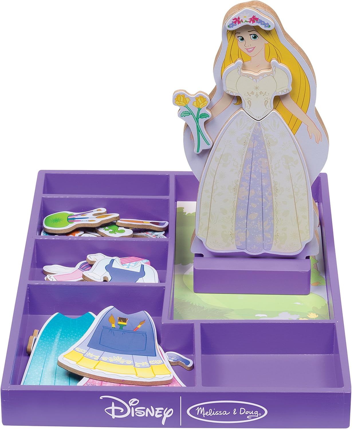 Rapunzel Wooden Magnetic Dress-Up