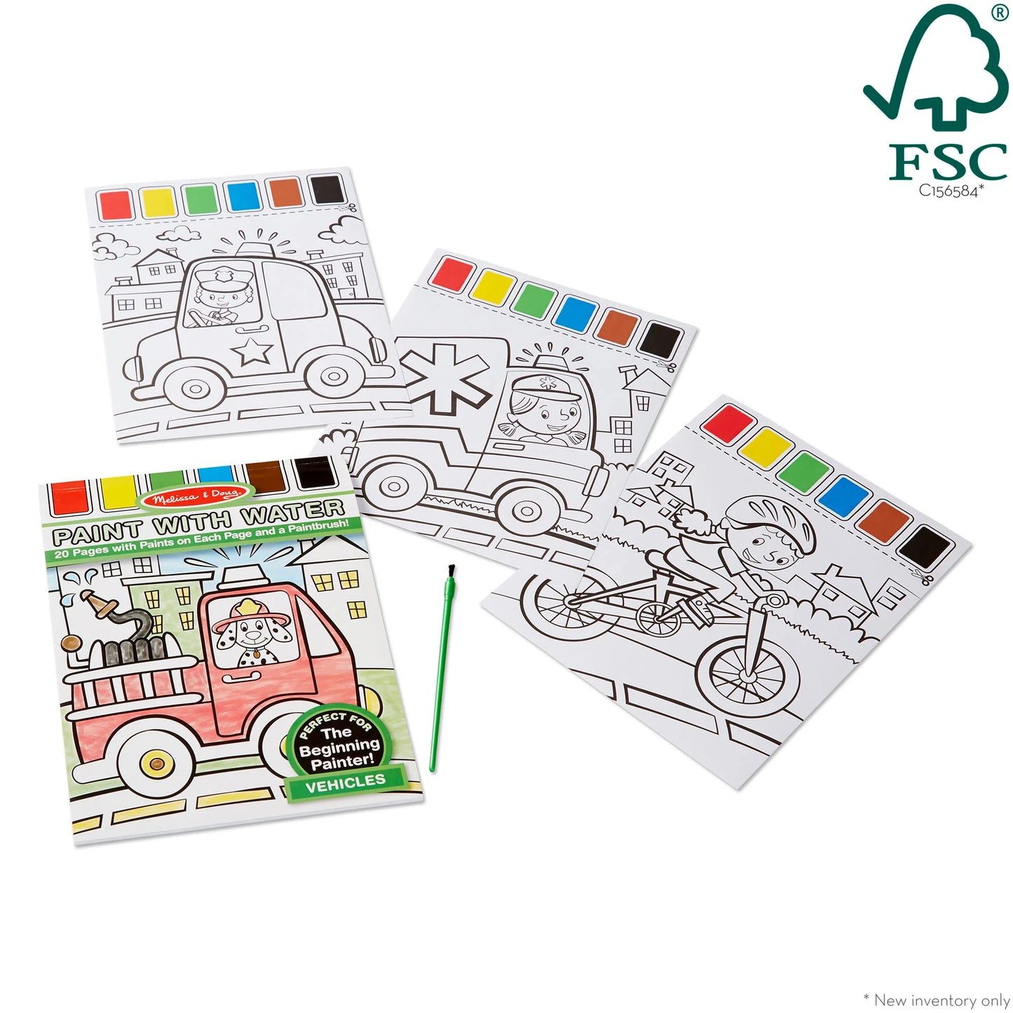 Paint With Water Vehicles