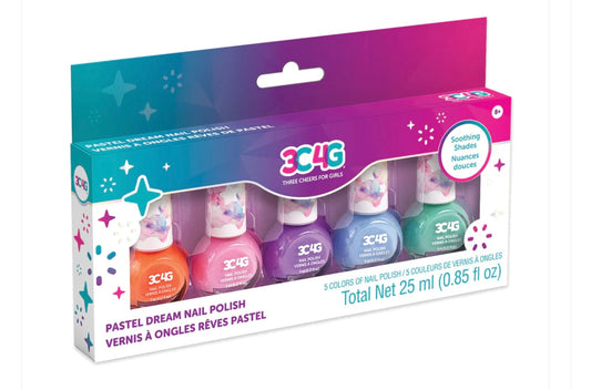 3C4G Pastel Nail Polish Set