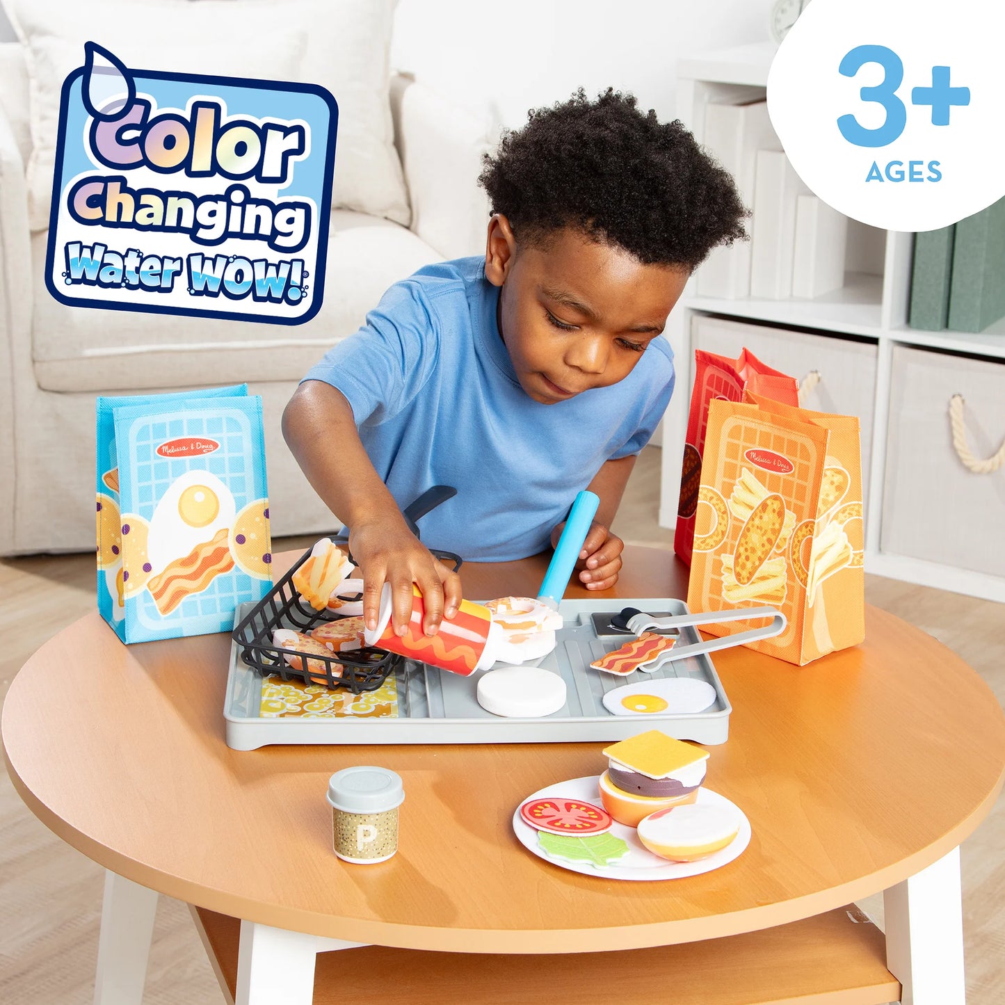 Flip & Fry Grill Play Set with Color Changing Water WOW!