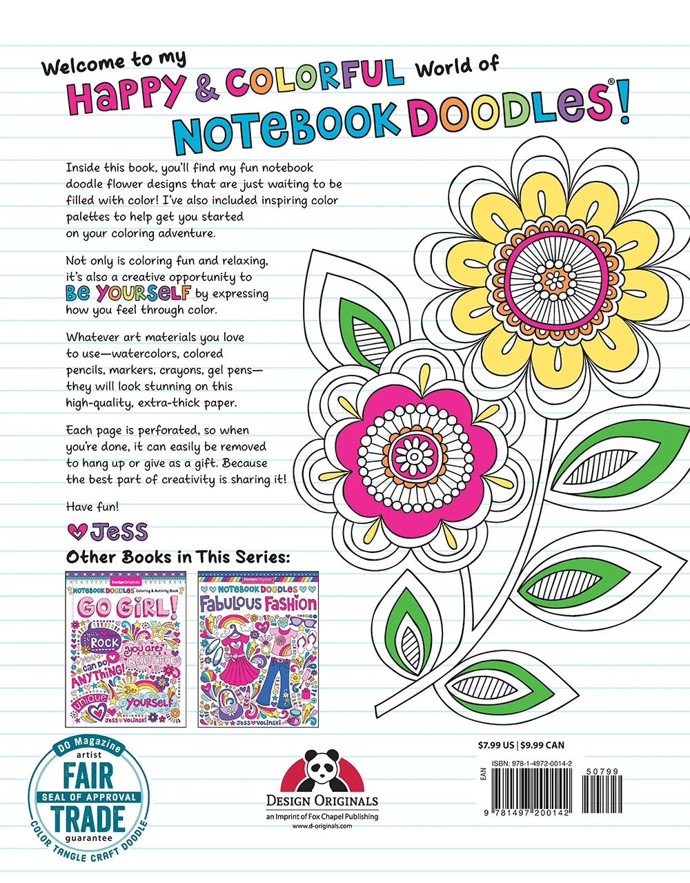 Notebook Doodles Flowers