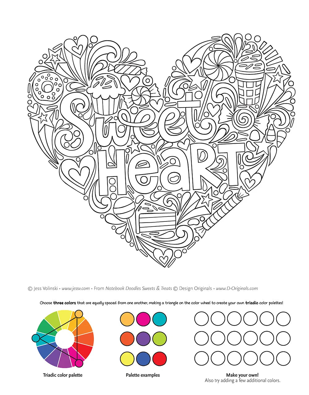 Notebook Doodles Sweets and Treats