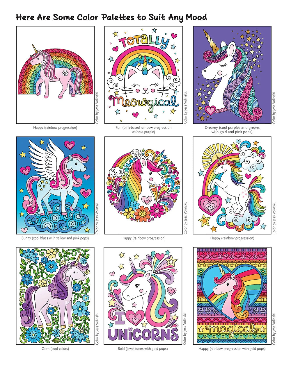 Notebook Doodles Unicorns