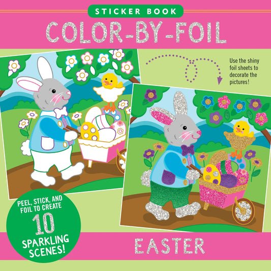 Color-By-Foil Sticker Book Easter