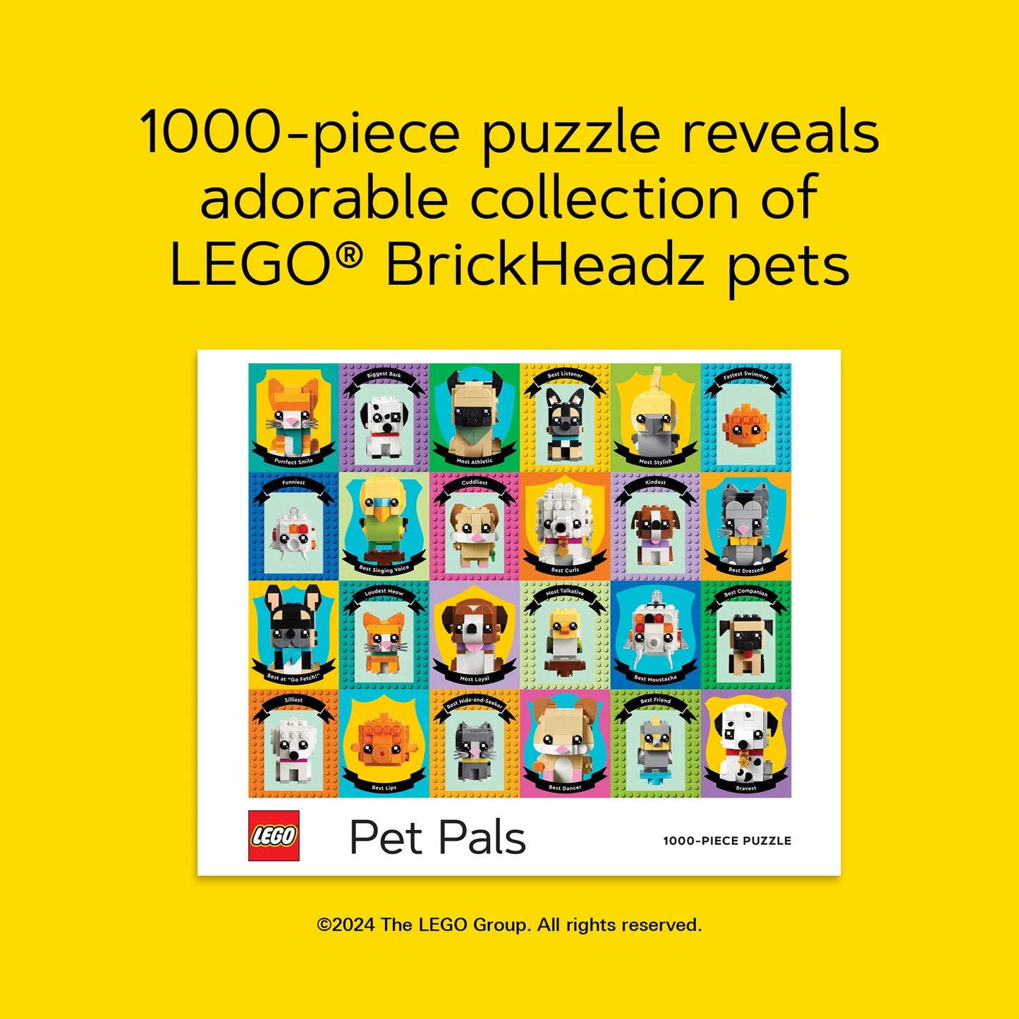 Lego Pet Pals 1000 pc Puzzle