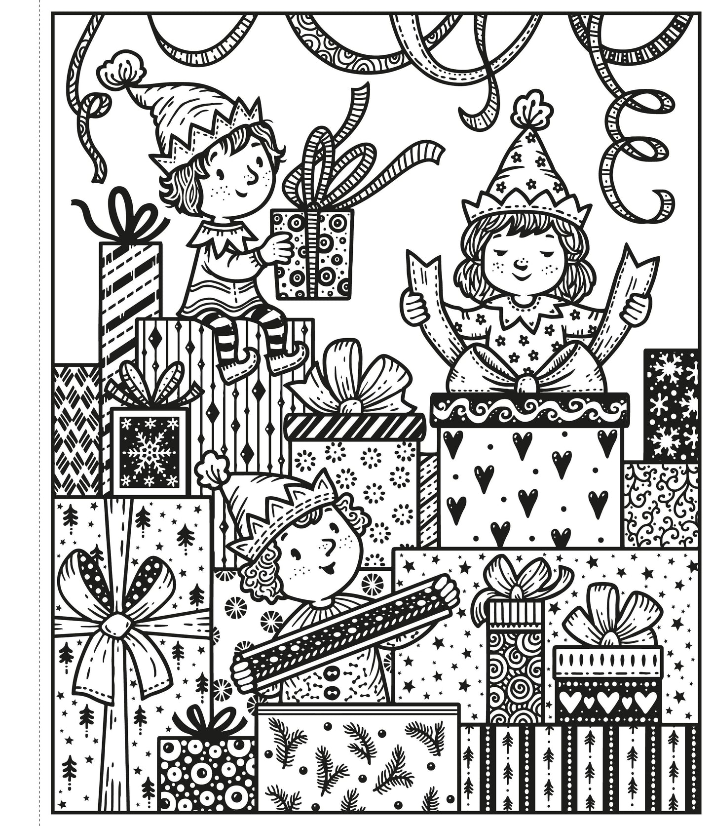 Enchanted Christmas Magic Painting Book