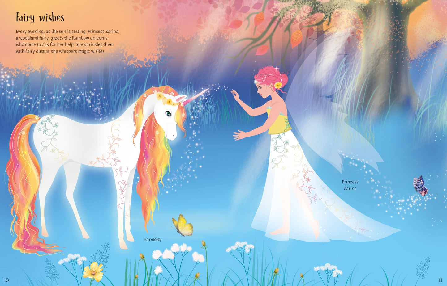 Sticker Dolly Dressing Rainbow Unicorns